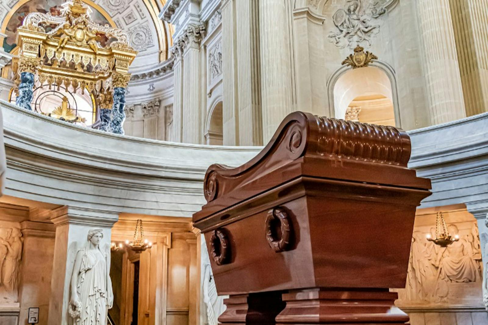 View of Napoleon's tomb at the Musée de l'Armée